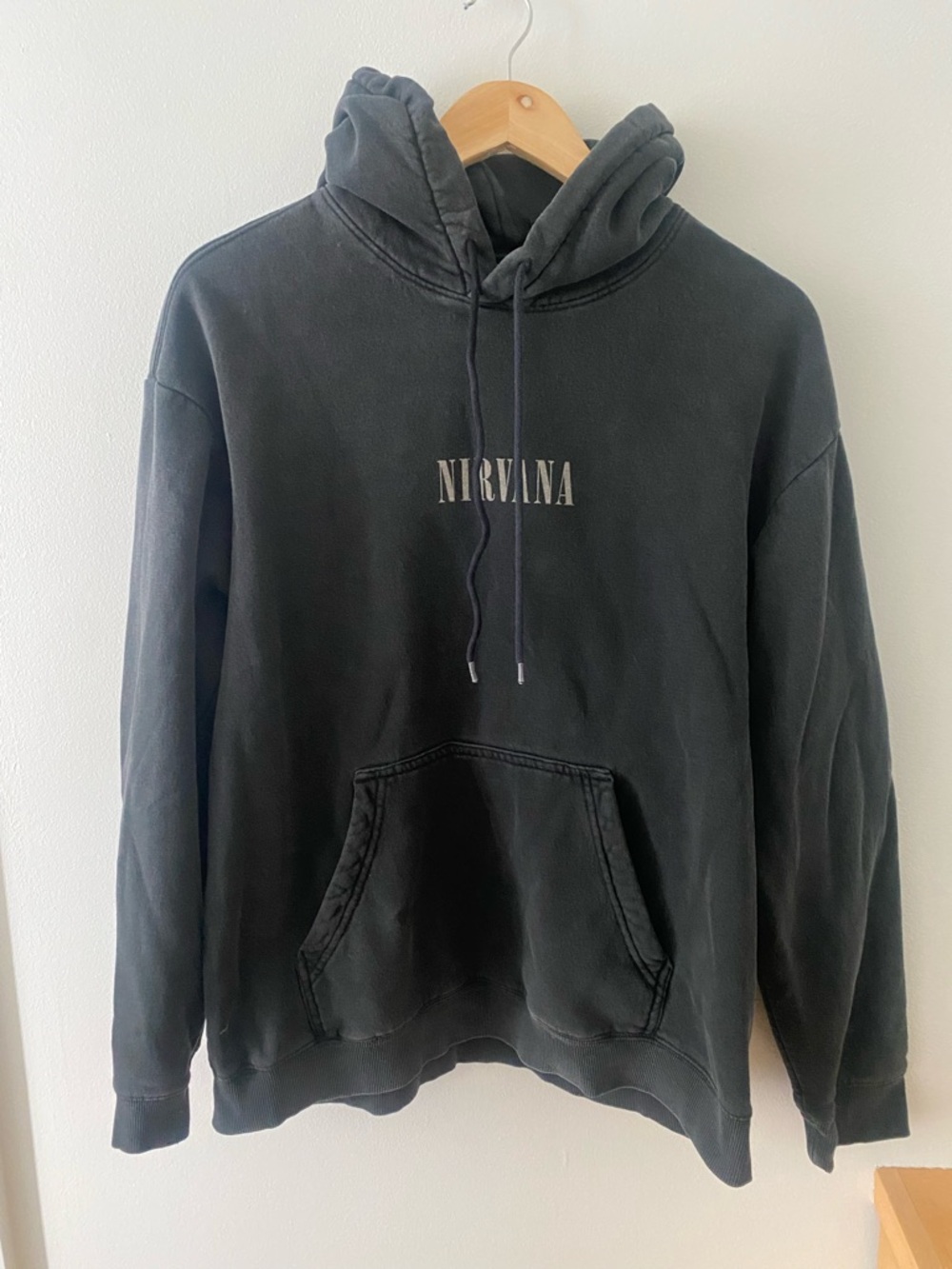 Nirvana Black Pullover Hoodie L - H&M